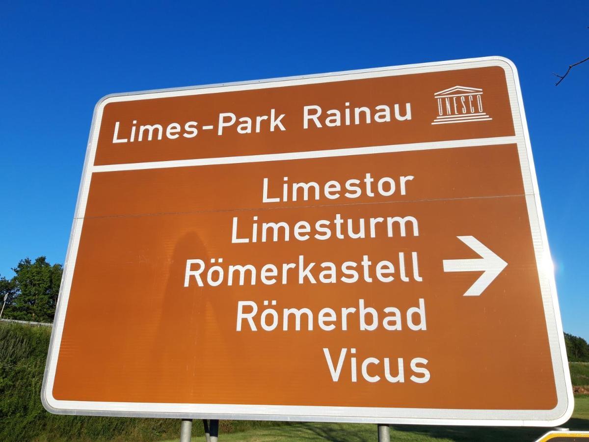 Limes Apartment -Uebernachten Am Limes- Rainau Zewnętrze zdjęcie
