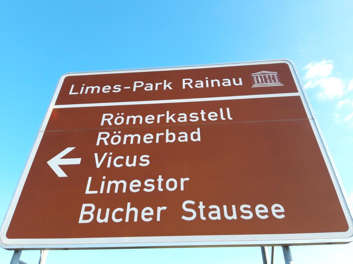 Limes Apartment -Uebernachten Am Limes- Rainau Zewnętrze zdjęcie